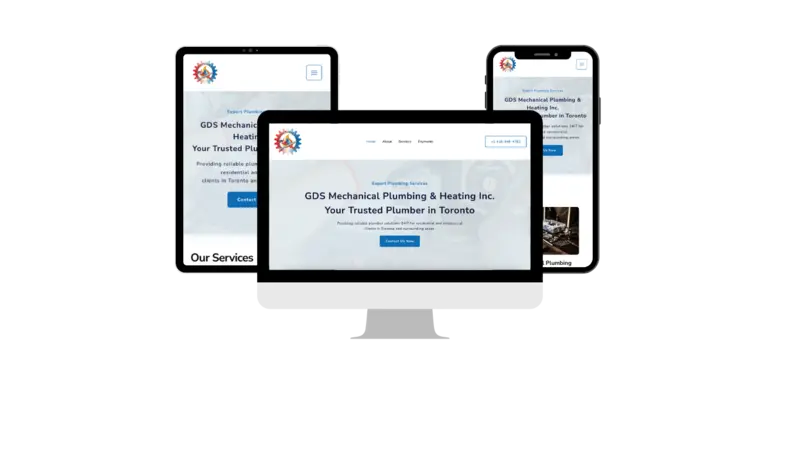 website design for plumbers ontario