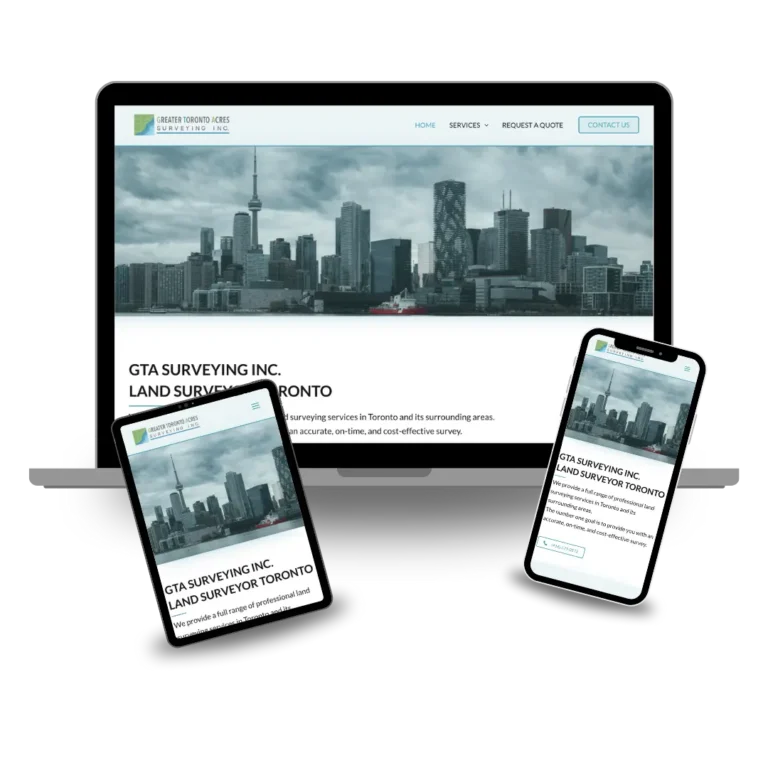 Land Surveying Web Design