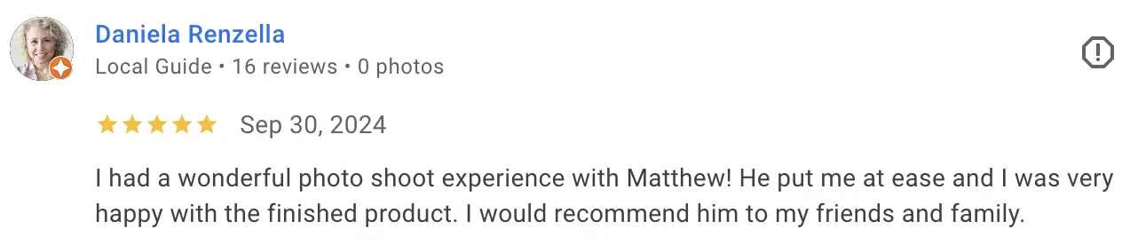 Toronto Professional Headshots reviews 1