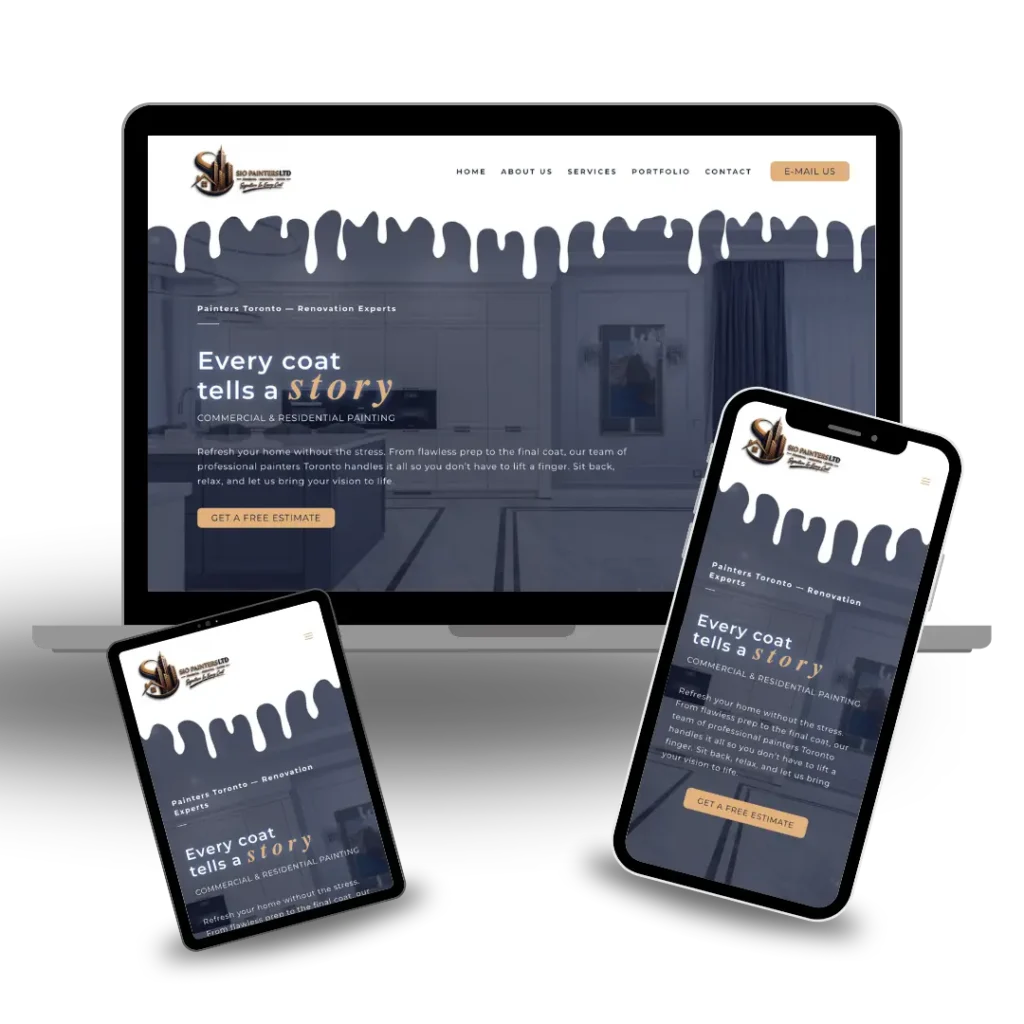 website for painting business