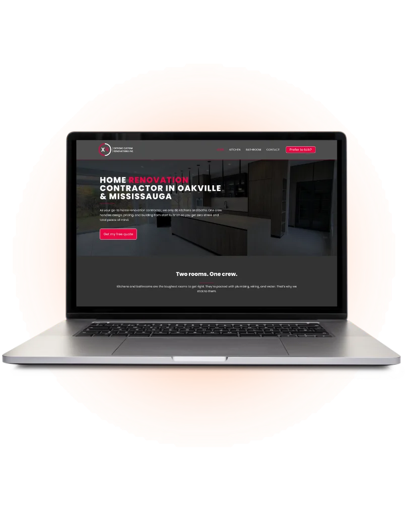 web design for renovation company