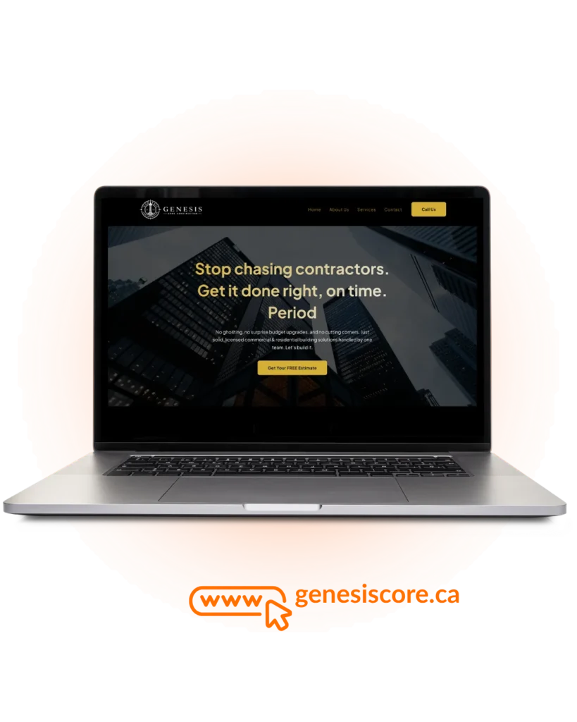 web design for construction services toronto
